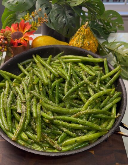 Garlic honey Green beans Full size pan