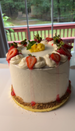 5 layer two-toned cake